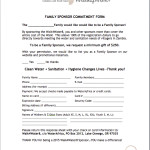 W4W8 Family Sponsor Commitment Form