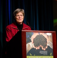 Diane Savage speaks at World Vision WASH Chapel