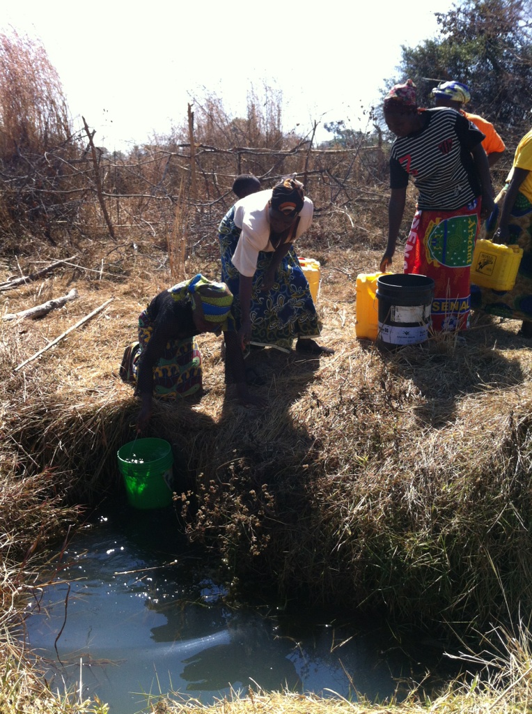 Fetching Water in Choonga Village