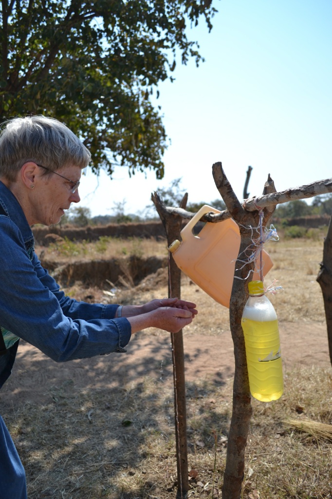 Tip-Tap Handwashing Station