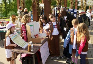 Brownie Troop with Emmanuel