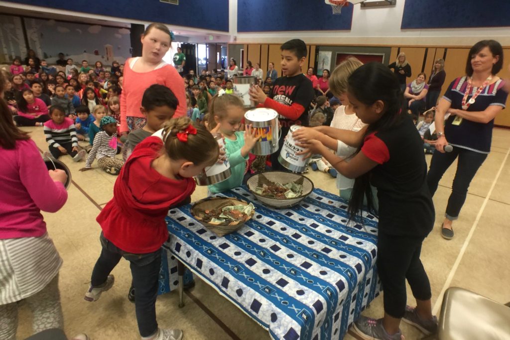 Bridgeport Elementary Students at WaterAfrica assembly